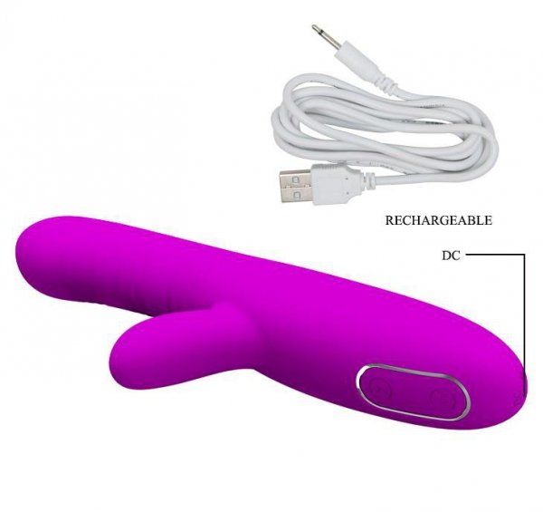 PRETTY LOVE - Angelique, 12 vibration functions 4 tickling functions