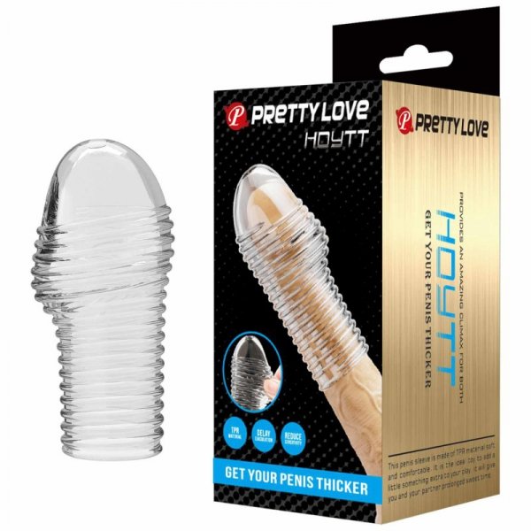 Pretty Love Penis Sleeve – Hoytt (Clear)