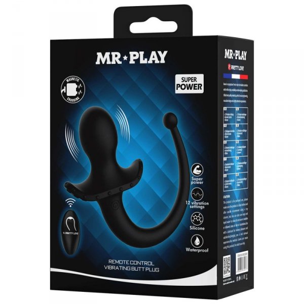 Mr. Play Remote Control Vibrating Anal Plug