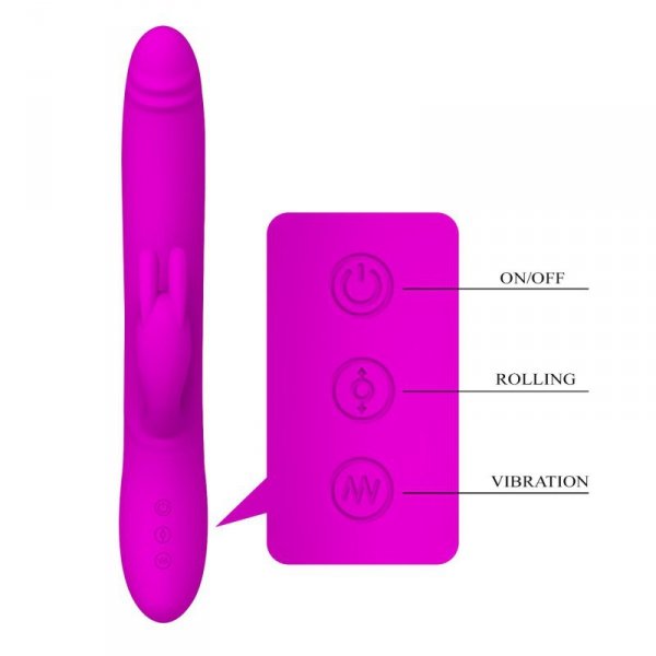 PRETTY LOVE - BYRON, 7 vibration functions, USB rechargeable