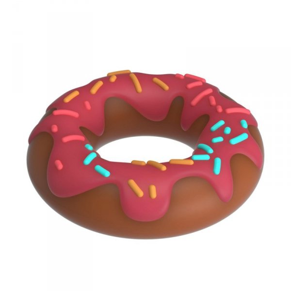 Pretty Love Berry Super Donut Silicone Cock Ring