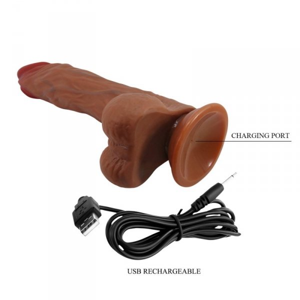 PRETTY LOVE - Calisto, TPR, 5 vibration functions 5 rotation functions 5 thrusting settings