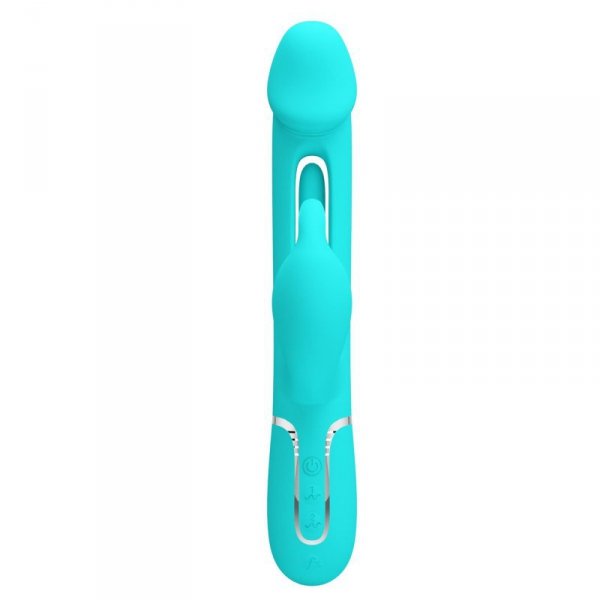 PRETTY LOVE - Kampas Green, 7 vibration functions 4 licking settings