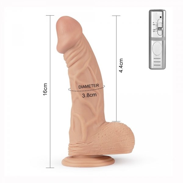 Zestaw realistyczne żylaste dildo z wibracjami i specjalny lubrykant