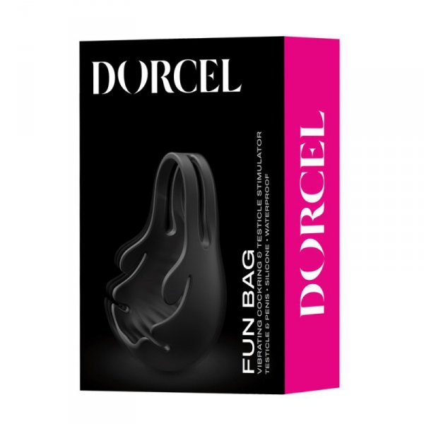 Stymulator na penisa i jądra z wibracjami Fun Bag