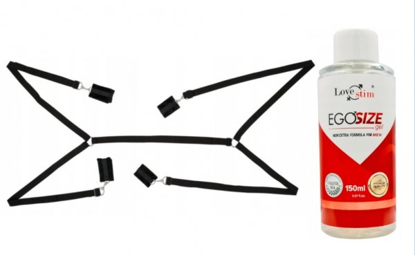 Kajdanki pod łóżko Krepowanie mocowanie zestaw