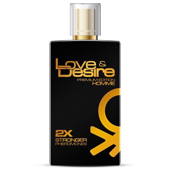 NOWE 2X MOCNIEJSZE LOVE DESIRE FEROMONY DLA MĘŻCZYZN 100ml