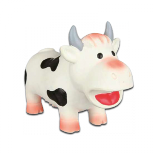 Zabawka krowa lateksowa, 19 cm