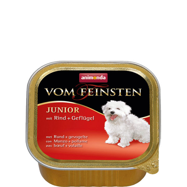 ANIMONDA Vom Feinsten Junior szalki z wołowiną i kurczakiem 150 g