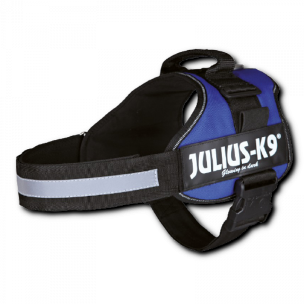 Szelki Julius-K9&#x00AE; , 3/XL: 82–116 cm/50mm, niebieskie