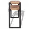Stolik konsola z drewna akacjowego, 120x40x85 cm
