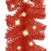 Girlanda świąteczna z lampkami LED, 5 m, czerwona
