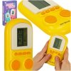 Gra elektroniczna zręcznościowa mini konsola przenośna kieszonkowa tetris żółty