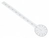 Zegar ścienny naklejany DIY regulowany duży 80-120cm czarny 4 cyfry