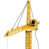 Dźwig Żuraw budowlany zdalnie sterowany  RC z hakiem 4CH 128cm