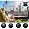 Trampolina ogrodowa profilowana 10ft/312cmz siatką wewnętrzną Neo-Sport