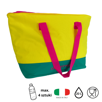 Torba plażowa Kamai Gio Style, w kolorze żółtym, pojemność 20L