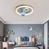 Lampa LED sufitowa plafon do pokoju dziecięcego ściemniana LUMELA + pilot astronauta