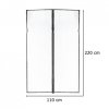 Moskitiera siatka magnetyczna LUARO na drzwi solidna mocny magnes 110x220cm