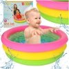 INTEX 57107 Basen ogrodowy dmuchany dla dzieci tęczowy