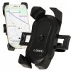 Uchwyt rowerowy motocyklowy na telefon czarny stabilny