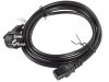 Lanberg Kabel zasilający CEE 7/7 - IEC 320 C13 VDE 3M czarny