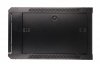 Extralink Szafka wisząca rack 6U 600x600 czarna szklane drzwi