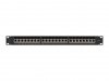 Lanberg Patchpanel 24 port 1U KAT7 EK. PPS7-1024-B Czarny
