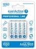 everActive Akumulatory paluszki R03/AAA 1000 mAH blister 4 szt.