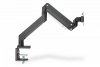 Digitus Ramię biurkowe pojedyncze z zaciskiem, 1xLCD, max. 35, max. obciążenie 15kg, ze sprężyną gazową