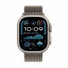 Apple Watch Ultra 2 GPS + Cellular, koperta 49 mm z tytanu w kolorze naturalnym z bransoletą mediolańską S z tytanu w kolorze na