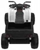 Quad XL ATV na akumulator dla dzieci Biały + Napęd 4x4 + Bagażnik + Wolny Start + EVA + Audio LED