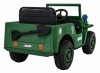 Autko Wojskowe Retro dla dzieci Zielony + Napęd 4x4 + Pilot + 2 Bagażniki