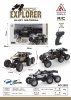 Metalowy crawler Rock Explorer 4x4 dla dzieci 8+ Zdalnie sterowany 1:18 Gumowe 6 kół