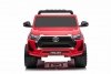 Toyota Hilux na akumulator dla dzieci Czerwony Pickup + Napęd 4x4 + Pilot