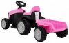 Traktor z Przyczepą Różowy