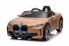 Autko BMW i4 na akumulator dla dzieci Złoty