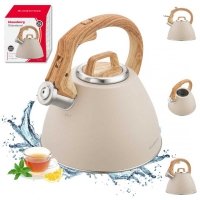 CZAJNIK STALOWY Z GWIZDKIEM 2,5L KLAUSBERG KB-7954 