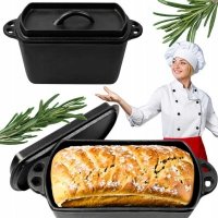 BRYTFANNA FORMA ŻELIWNA 3,5L HAGE DO CHLEBA PASZTETU KEKSÓWKA 