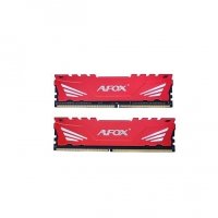 AFOX Pamięć PC - DDR4 16GB (2x8GB) Gaming 3200MHz CL16 XMP2 Red 