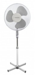 Esperanza Wentylator stojący Hurricane biało-szary