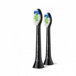 Philips Zestaw 2 końcówek Opitimal White HX6062/88 czarny