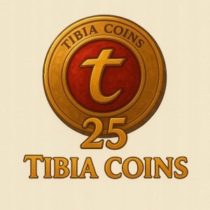 25 Tibia Coins – Szybko, Bezpiecznie, Wszystkie Serwery!
