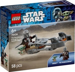 Klocki Star Wars 75436 Śmigacz Mandalorianina i Grogu