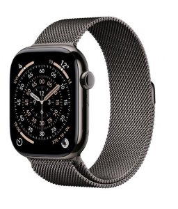 Apple Watch Series 11 GPS + Cellular koperta 46 mm z tytanu w kolorze łupku, bransoleta mediolańska w kolorze łupku M/L