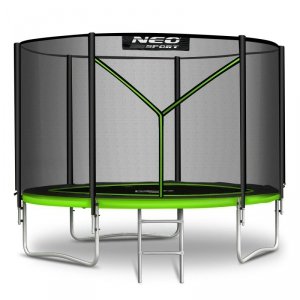 Trampolina ogrodowa 8ft/252cm z siatką zewnętrzną i drabinką Neo-Sport