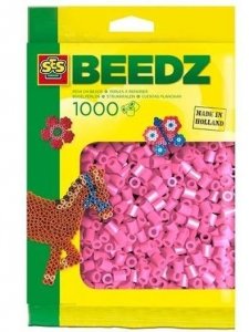 Koraliki do prasowania różowe 1000szt