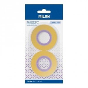 Taśma przezroczysta 12mm x 33m 2szt MILAN