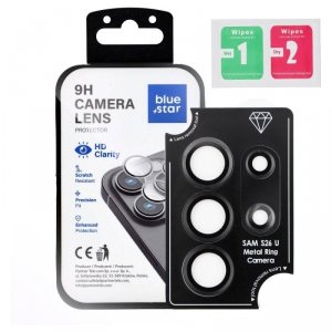 Szkło na aparat BLUE STAR Easy Install do SAMSUNG S26 ULTRA czarne
