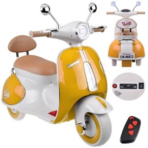 Klasyczny Skuter na akumulator elektryczny dla dziecka PA0330 pomarańczowy